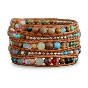 NEW Sundance Catalog Earrings & Leather Wrap Bracelet